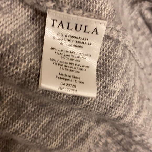 Aritzia Talula Lenox Cashmere Blend Cardigan - Grey - Picture 4 of 5